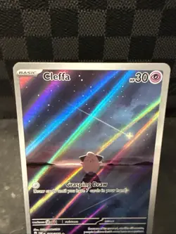Pokemon Cleffa IR #202/197 Obsidian Flames NM TCG Card Scarlet & Violet 2023 - Image 2
