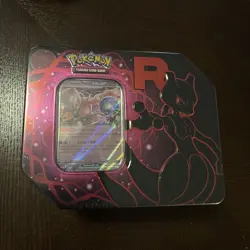 (SEALED)Pokemon Trading Card Game Team Rocket Tin - Image 1