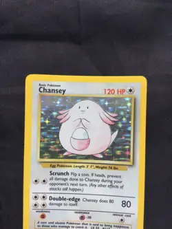 Pokemon Cards: Base Set Rare Holo: Chansey 3/102 - Image 2
