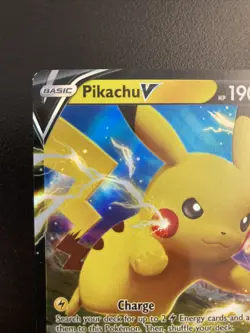 Pikachu V SWSH061 Black Star Promo Pokemon Card-NM New - Image 3