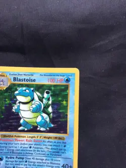 Pokemon Cards: Base Set Shadowless Rare Holo: Blastoise 2/102 - Image 4
