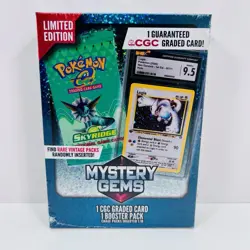 Pokemon Mystery Gems 1 CGC Graded Card & Booster Pack 2025 Limited Edition - Image 1