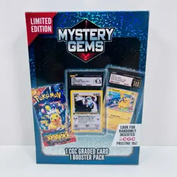 Pokemon Mystery Gems 1 CGC Graded Card & Booster Pack 2025 Limited Edition - Image 2