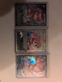 Perona One Piece 3 Card Lot OP12-034 SR Parallel OP12-034SR OP09-034 - Image 1