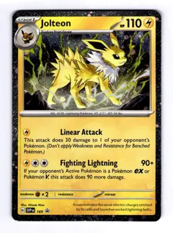 Jolteon - 169 SV: Scarlet & Violet Promo Cards #169 (2023) Promo Holo NM Pokemon - Image 1