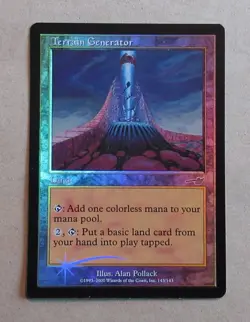 MTG (1) FOIL TERRAIN GENEATOR, NEMESIS, NEAR MINT - Image 1