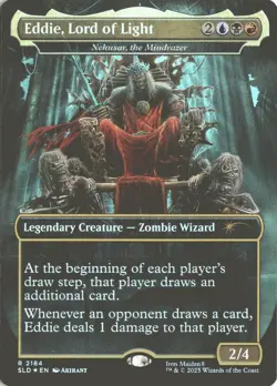 MTG Eddie, Lord of Light (2184) *Rainbow Foil* Secret Lair: Iron Maiden MT/NM - Image 1