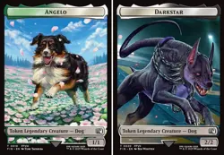 1x MTG - Angelo \ Darkstar Token #19/20 (legendary) - Final Fantasy - Image 1