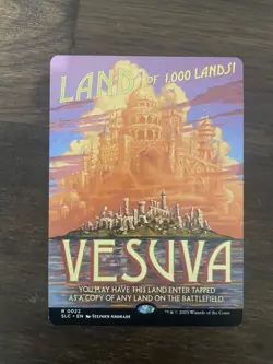 MTG Secret Lair Encyclopedia of Magic R Vesuva #0022 - Image 1