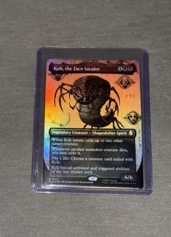 Koh, The Face Stealer EXTENDED ART FOIL - 322 - MTG: Avatar: The Last Airbender - Image 1