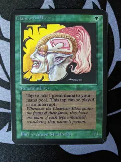 Llanowar Elves ~ Alpha [Near Mint][Magic MTG] - Image 1