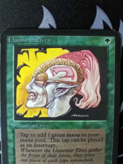 Llanowar Elves ~ Alpha [Near Mint][Magic MTG] - Image 2