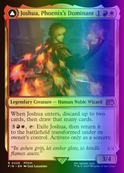 Joshua, Phoenix's Dominant #229 (Foil) (NM) Final Fantasy FIN Magic MTG - Image 1