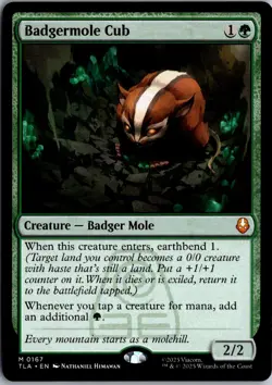 Badgermole Cub M Avatar: The Last Airbender 167 NM - Image 1