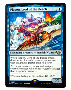 MTG - Plagon, Lord of the Beach (Anime) R Foundations Jumpstart 37 NM - Image 1