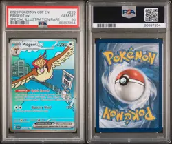 2023 POKEMON OBF EN-OBSIDIAN FLAMES SPECIAL ILLUSTRATION RARE PIDGEOT EX PSA 10 - Image 2