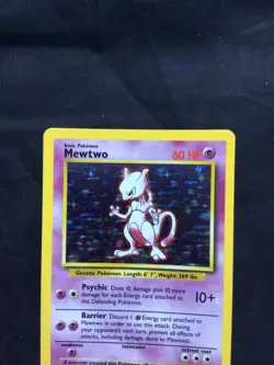Pokemon Cards: Base Set Rare Holo: Mewtwo 10/102 - Image 2
