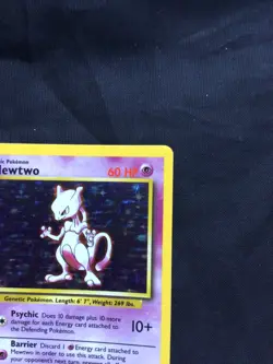 Pokemon Cards: Base Set Rare Holo: Mewtwo 10/102 - Image 4