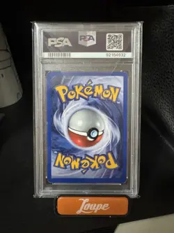 2007 Pokemon Pop Series 5 Pikachu #12 P5 Holo Inverted Back PSA 5 Misprint - Image 4