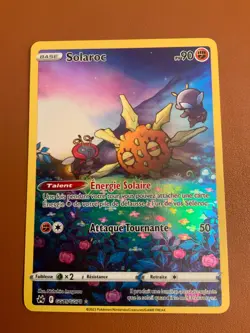 CARTE POKEMON SOLAROC GG15/GG70 FR ULTRA RARE EB ZENITH SUPREME - NM - Image 1