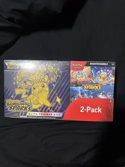 Pokemon Surging Sparks Elite Trainer Box and Booster Bundle Costco, 2-Pack - Image 1