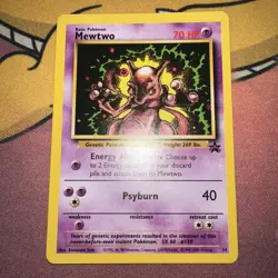 Pokemon Black Star Promo Mewtwo 14 Lightly Played LP - Image 2