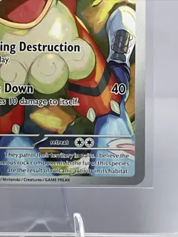 Pokemon TCG Rare Hisuian Growlithe Twilight Masquerade IR 181/167 NM - Image 4