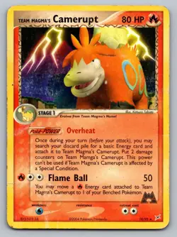 Pokemon TCG Team Magma vs Team Aqua Team Magma's Camerupt 19/95 - Image 1