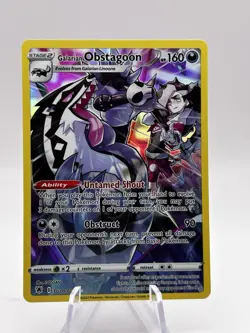 Galarian Obstagoon TG10/TG30 Swsh10: Astral Radiance Trainer Gallery Pokemon NM - Image 1
