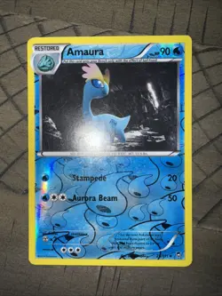 Pokemon- Amaura 25/111 XY - Furious Fists Reverse Holo - Image 1