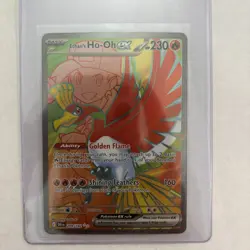Pokemon Ethans Ho Oh Ex 209/182 Secret Rare Scarlet Violet Destined Rivals NM - Image 1
