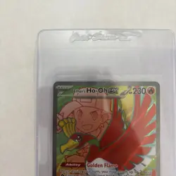 Pokemon Ethans Ho Oh Ex 209/182 Secret Rare Scarlet Violet Destined Rivals NM - Image 2