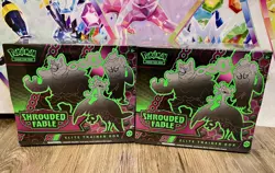 Pair of Pokemon Shrouded Fable Elite Trainer Box ETB New Sealed - Image 1