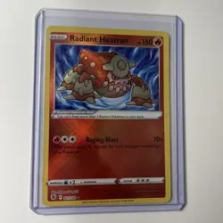 Radiant Heatran 027/189 Ultra Rare Holo Pokemon Astral Radiance 2022 NM-Mint - Image 1