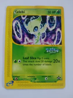 Pokemon TCG - Celebi 50 - Pokemon 4 Ever - Wizards Black Star Promos [DMG] - Image 1