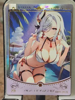 Shenhe Goddess Story Girl Party 6 - CHARM OF GODDESS - ZR-01 Card - Image 1