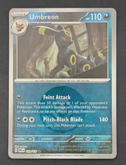 Pokemon Card Umbreon 059/131 Poke Ball Holo Prismatic Evolutions - Near Mint - Image 1