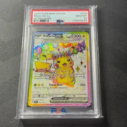 PSA 10 💎 Pokemon 2024 SSP En-Surging Sparks Pikachu EX Ultra Rare Card 219/191 - Image 2
