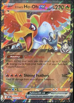 Ethan's Ho-Oh ex 039/182 Sv10: Destined Rivals Holo - Pokemon Card - Image 1