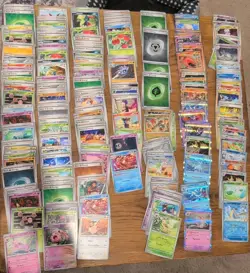 Lot Of 246 Pokemon Cards Holo, Reverse Holo, Bulk - Image 1