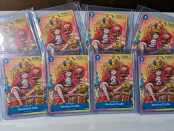 Monkey D. Luffy Alt Art P-043 2nd Anniversary Promo One Piece TCG -10 cards LP - Image 1