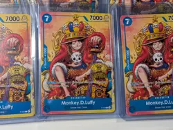 Monkey D. Luffy Alt Art P-043 2nd Anniversary Promo One Piece TCG -10 cards LP - Image 4