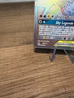 Pokemon TCG Moltres Zapdos Articuno GX Secret Rare Card 69/68 Hidden Fates NM/M - Image 5