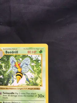 Pokemon Cards: Base Set Shadowless Rare: Beedrill 17/102 - Image 3