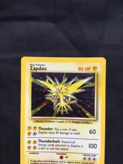 Pokemon Cards: Base Set Rare Holo: Zapdos 16/102 - Image 2
