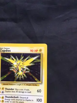 Pokemon Cards: Base Set Rare Holo: Zapdos 16/102 - Image 4