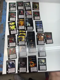 VTES Vampire the Eternal Struggle CCG card lot w/Signed Giants Blood Card Print! - Image 2