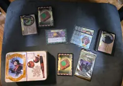 Harry Potter Trading Card Game Lot 130+ Cards Foils, Draco, Hermione w/ Tin - Image 1