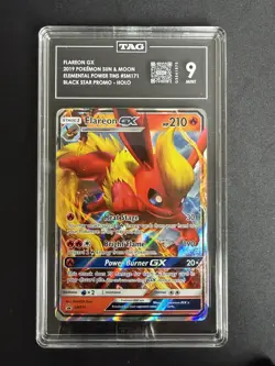 Flareon GX - SM171 - Pokemon Sun & Moon Promo Ultra Rare Card TAG 9 - Image 1