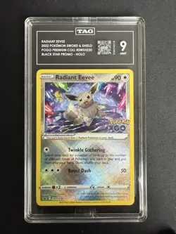 Radiant Eevee - SWSH230 SWSH: Sword & Shield Promo Cards Holo TAG 9 - Image 1